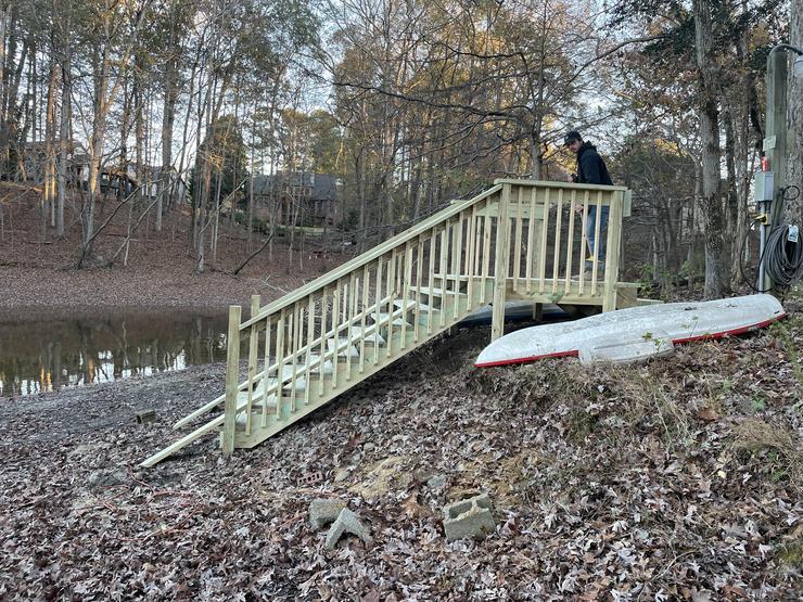 Shoreline Stairs with landing and ramps